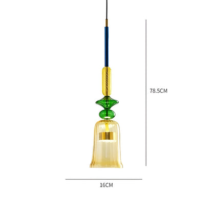彩灯 | 北欧カラフルガラスペンダントライト | デコレーション照明